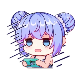 🥶 emoji A-SOUL by @ 绯月见白 Telegram sticker 3 of 17