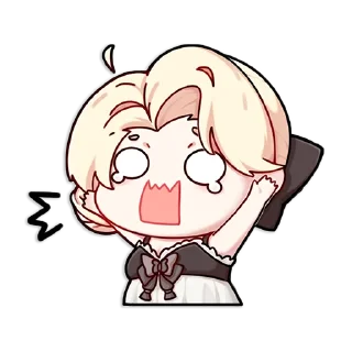 😱 emoji A-SOUL by @ 绯月见白 Telegram sticker 14 of 17