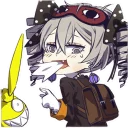 😂 emoji Bronya Zaychik GGZ react Telegram sticker 10 of 12