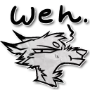 Sticker from Totes Coyotes
