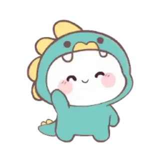 Sticker from Mochi Dino Animated • @xxyuji