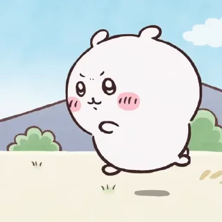 😊 emoji Chiikawa 小可愛追星日記 Telegram sticker 14 of 28