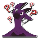 ❓ emoji Muddy Telegram sticker 7 of 26