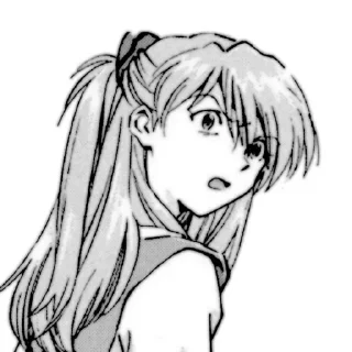 🍁 emoji Asuka Langley Manga Telegram sticker 7 of 39