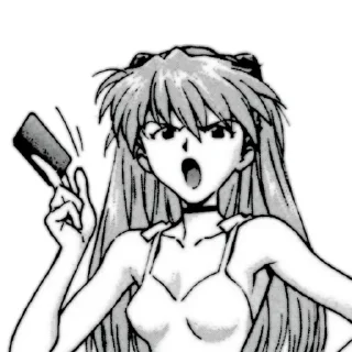 🍁 emoji Asuka Langley Manga Telegram sticker 6 of 39