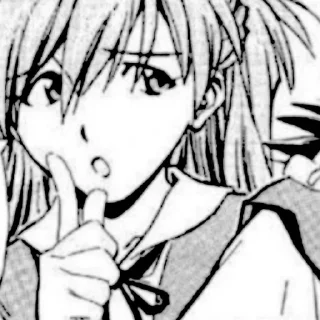 🍁 emoji Asuka Langley Manga Telegram sticker 21 of 39