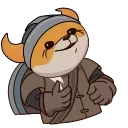 😆 emoji FLOKI DAO Telegram sticker 2 of 10