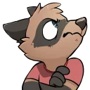 😠 emoji Radicoon! Telegram sticker 7 of 31