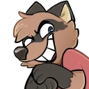 😝 emoji Radicoon! Telegram sticker 4 of 31