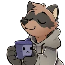 ☕ emoji Radicoon! Telegram sticker 18 of 31