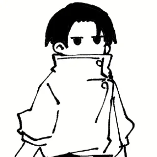 ⚪️ emoji Yuta Okkotsu | @Toji_sama Telegram sticker 15 of 105