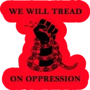 🐍 emoji Antifa Telegram sticker 10 of 20