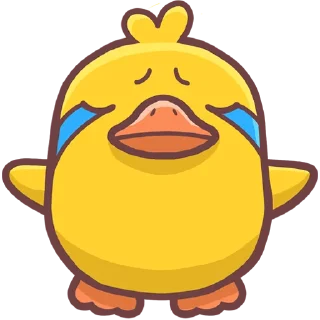 😭 emoji FOMO Duck Telegram sticker 5 of 45