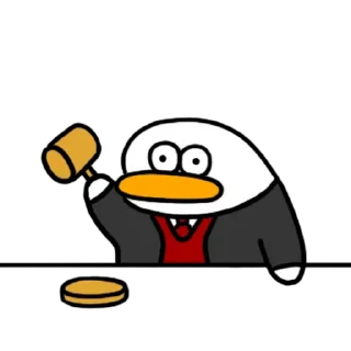 💬 emoji The Duck Ver. 13 By @KakaoEmoticon Telegram sticker 16 of 24
