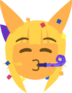 🥳 emoji Nanachi Telegram sticker 18 of 30
