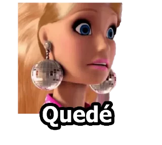 😨 emoji BARBIE - [Instagram: @WiStickers] Telegram sticker 6 of 27
