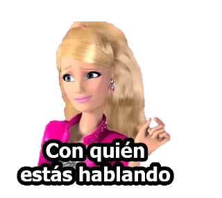 🧐 emoji BARBIE - [Instagram: @WiStickers] Telegram sticker 16 of 27