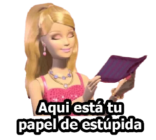 😌 emoji BARBIE - [Instagram: @WiStickers] Telegram sticker 17 of 27