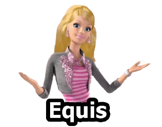 😒 emoji BARBIE - [Instagram: @WiStickers] Telegram sticker 10 of 27