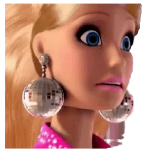 😧 emoji BARBIE - [Instagram: @WiStickers] Telegram sticker 22 of 27