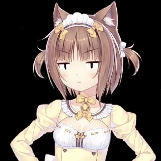 😒 emoji Nekopara Telegram sticker 18 of 43