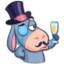 🍷 emoji Elvis Telegram sticker 18 of 24