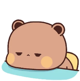 😑 emoji Bubu and Dudu Telegram sticker 16 of 60
