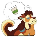 ☕️ emoji Kyne Stickers 1 Telegram sticker 17 of 110