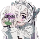 😃 emoji Animemes Telegram sticker 5 of 120