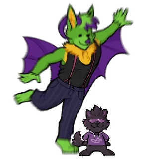 🦇 emoji Tyx Family Pack Telegram sticker 23 of 24