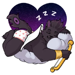 😴 emoji Tyx Family Pack Telegram sticker 13 of 24