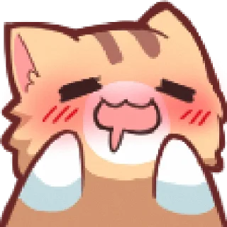 🤤 emoji Neko's emotes by k3lly01 Telegram sticker 21 of 39