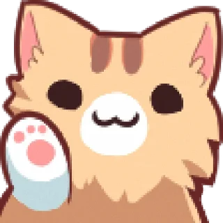 👋 emoji Neko's emotes by k3lly01 Telegram sticker 12 of 39