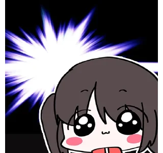 😱 emoji ちょこ @cho_v_ko Telegram sticker 7 of 15