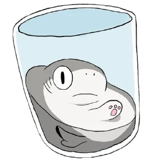 🐚 emoji ➱𝕾𝖍𝖆𝖗𝖐ᶜᵃᵗ2 𓇣 @chgreen ᭕ Telegram sticker 3 of 25