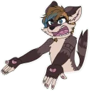 💢 emoji Milo The Raccoon Telegram sticker 20 of 73