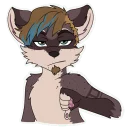 👎 emoji Milo The Raccoon Telegram sticker 13 of 73
