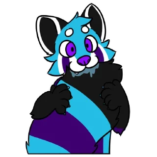 🤤 emoji Kino the Panda Telegram sticker 5 of 36