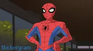Sticker from Spider-Man