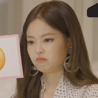 🤍 emoji Jennie || by : @Milkstrawberrysoft Telegram sticker 12 of 23