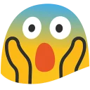 😱 emoji Putting head Telegram sticker 15 of 41