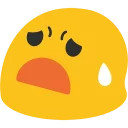 😓 emoji Putting head Telegram sticker 14 of 41