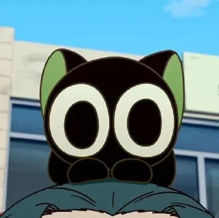 🌟 emoji HEI THE CAT ⋮ 🖤 Telegram sticker 14 of 68