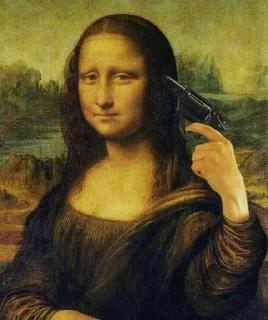 🌝 emoji Mona_lisa  by:🌸By:ᴇᴍ֟፝֟ɪʟʏ•🌸 Telegram sticker 16 of 40