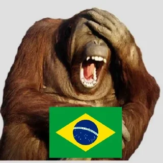 🇧🇷 emoji You got the whole squad laughing 😐 Telegram sticker 21 of 26