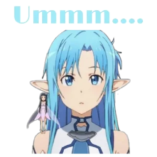 🤔 emoji Asuna's Of Telegram sticker 24 of 35