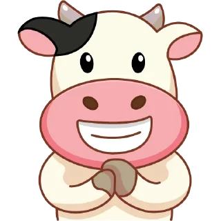😀 emoji Momo Cow 4 Telegram sticker 4 of 102