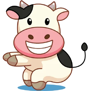 😀 emoji Momo Cow 4 Telegram sticker 5 of 102