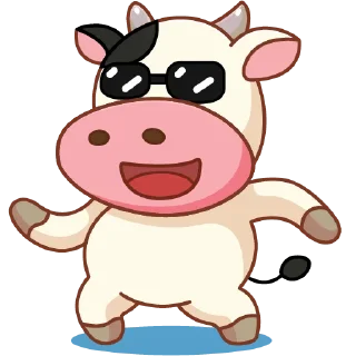 🕺 emoji Momo Cow 4 Telegram sticker 10 of 102