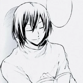 ♟ emoji Fyodor dostoevsky manga - @Millkyberry Telegram sticker 14 of 20